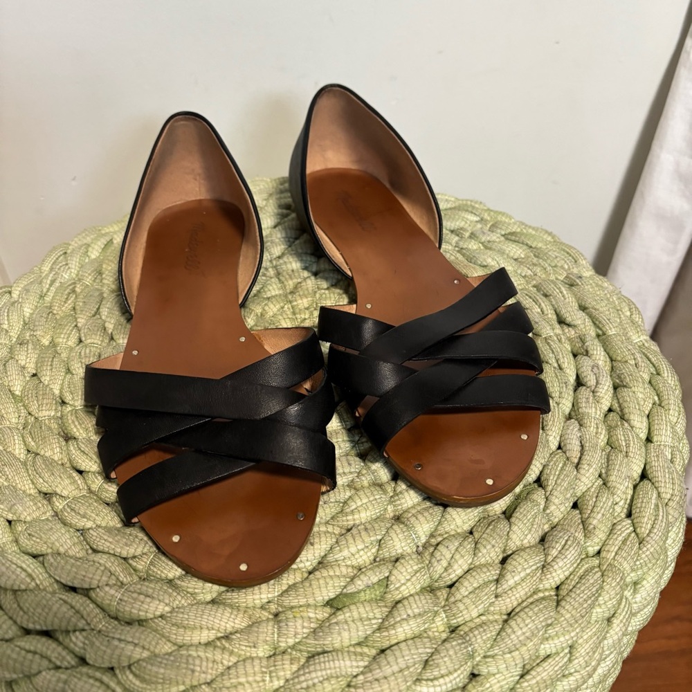 Madewell Black and Tan Sandals - Picture 6 of 10